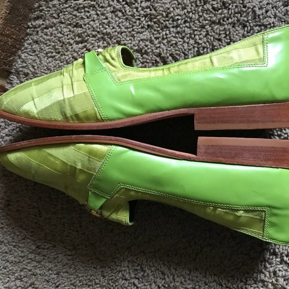 Giorgio Brutini Satin Print Leather Shoes. main image 6